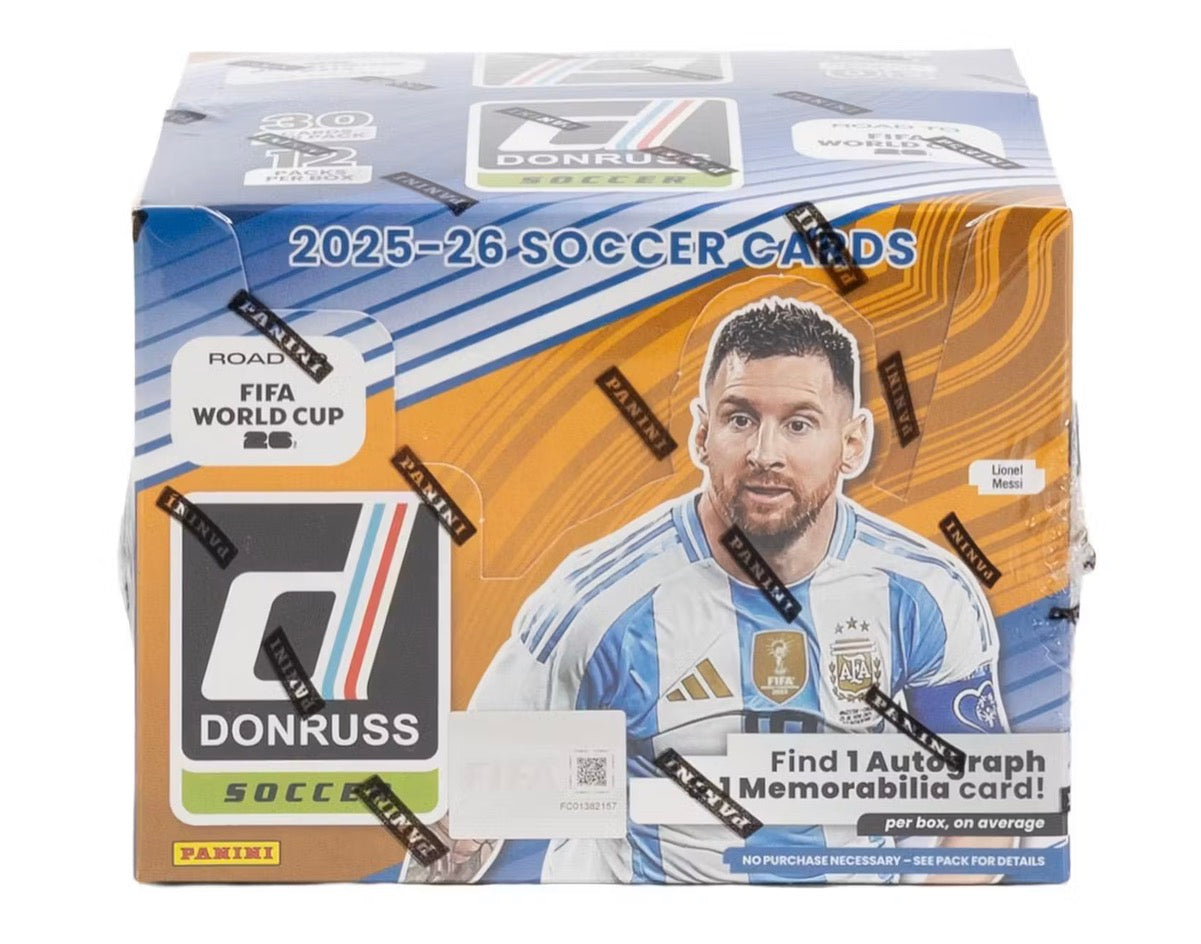 2025/26 Panini Donruss Road to FIFA World Cup Soccer HOBBY Box