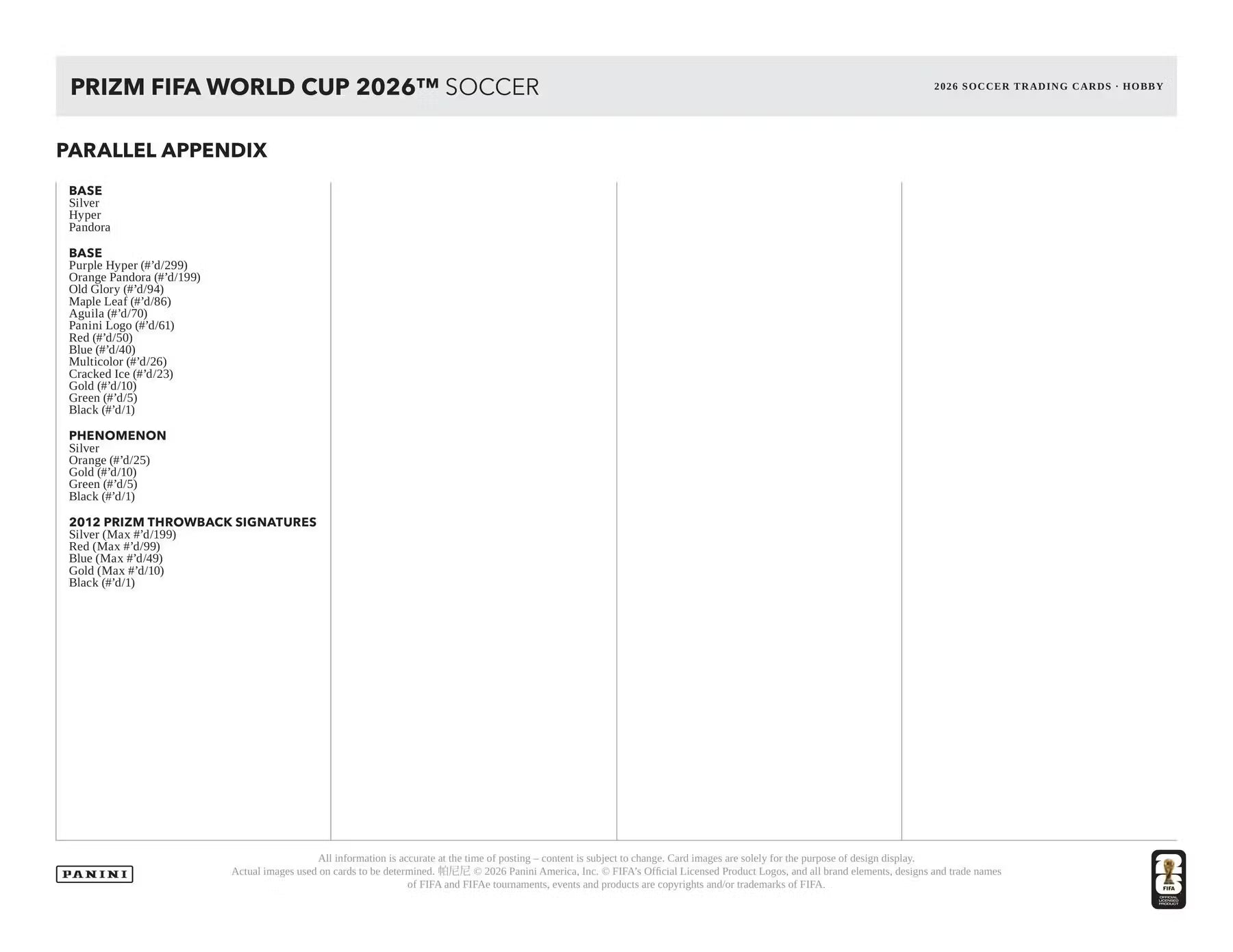PREVENTA 2026 Panini Prizm FIFA World Cup Soccer HOBBY BOX