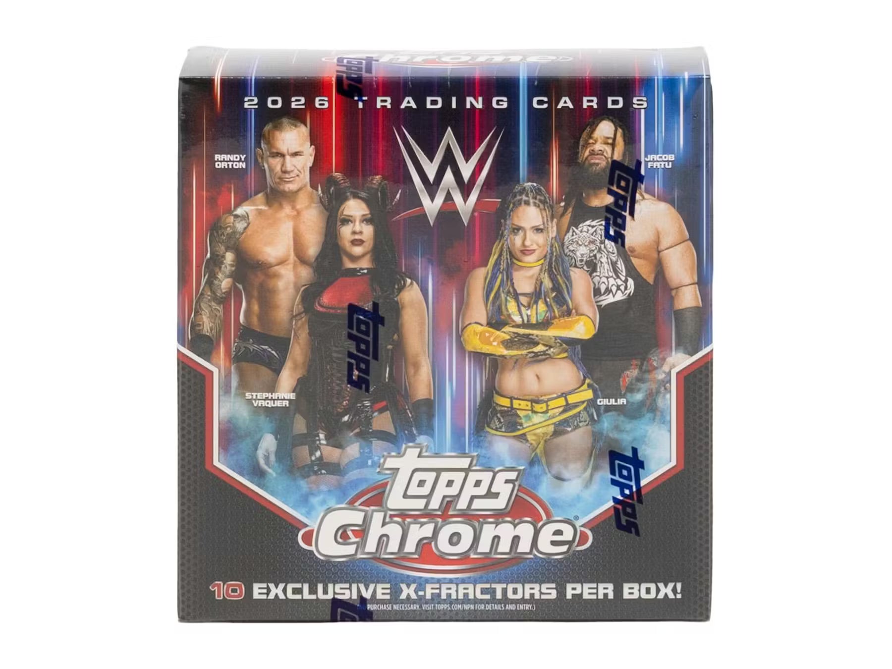 PREVENTA 2026 Topps Chrome WWE Wrestling Mega Box
