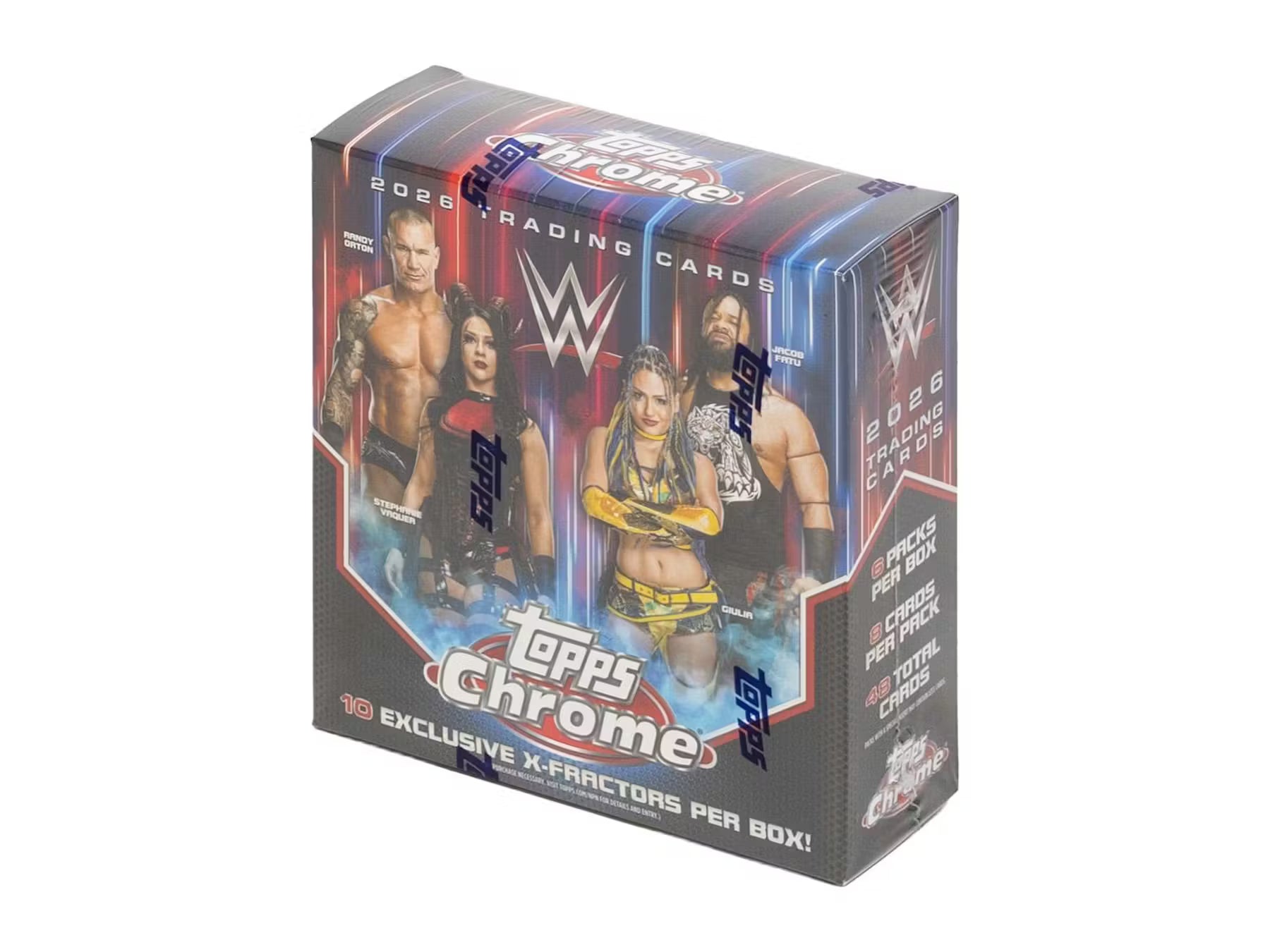 PREVENTA 2026 Topps Chrome WWE Wrestling Mega Box