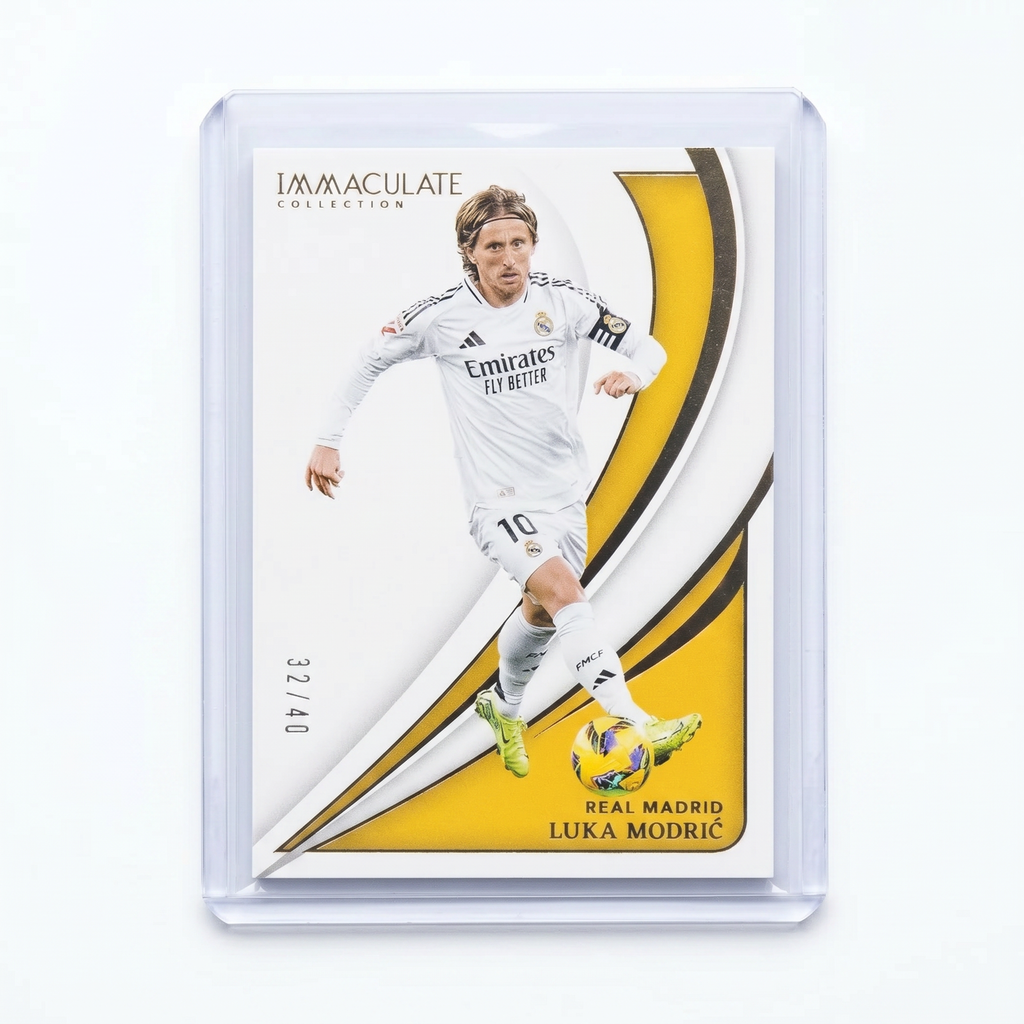 Panini Immaculate Collection Luka Modric Real Madrid /40 Soccer Card
